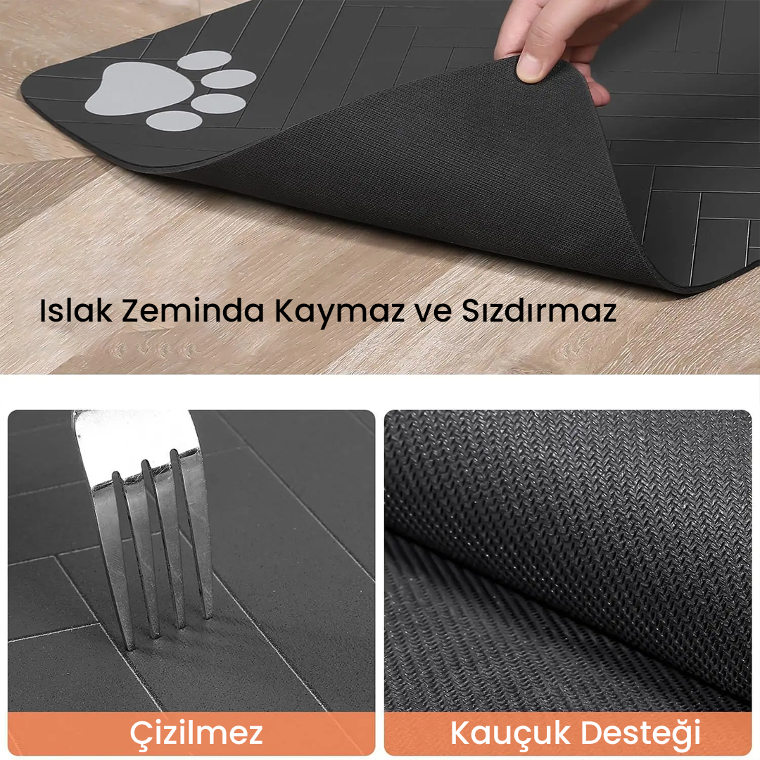 Köpek & Kedi Kaymaz Su Matı