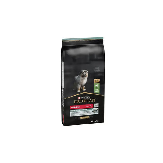 PRO PLAN® Medium Puppy Sensitive Digestion 14 KG Yavru Köpek Maması, Zengin Kuzu Eti İçeriği